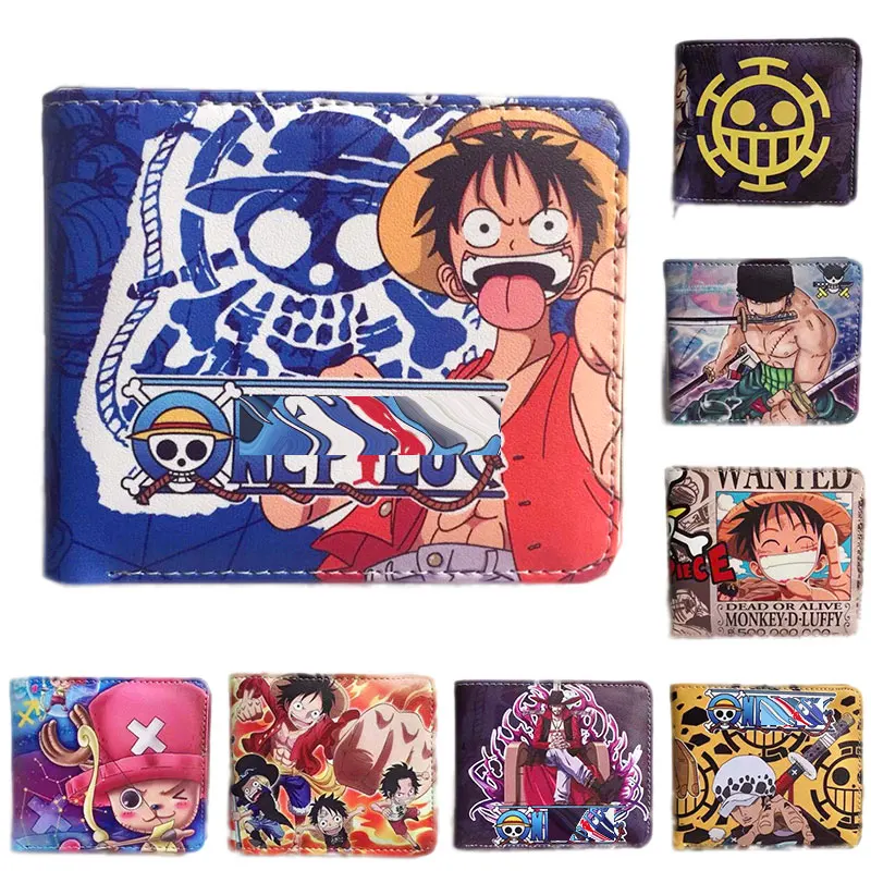 Модный кошелек из искусственной кожи с мультяшным аниме для косплея Короткие