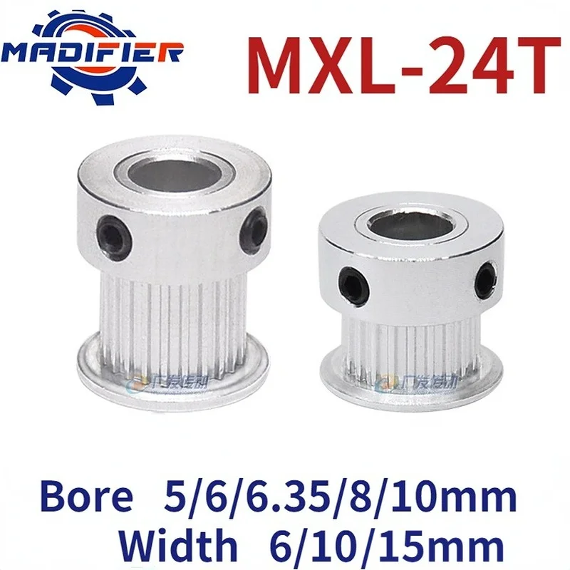 

Синхронный роликовый ремень MXL с 24 зубьями/T, с внутренним отверстием 5/3/6/6/8/10 мм