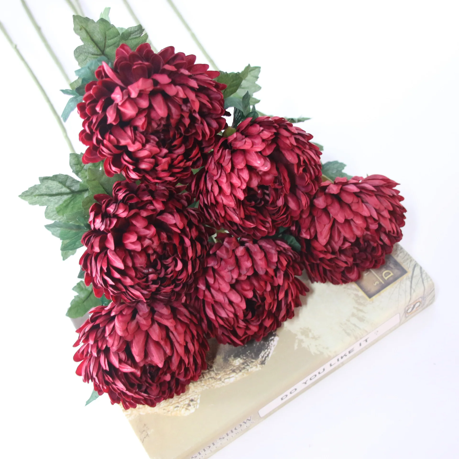 Крупные мелочи искусственные шелковые цветы осенние домашние Свадебные