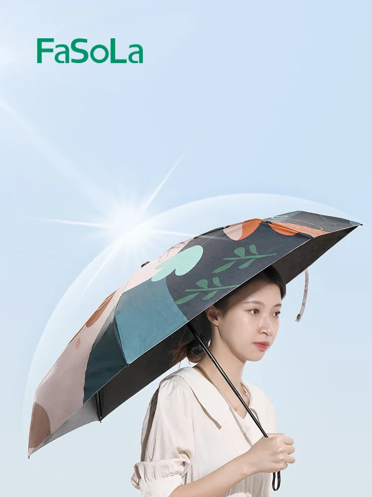 

Youpin Fashion Cute Sun Umbrella UV Protection Small And Portable Umbrella Sunny Rain Day Umbrella UPF50+ 227g