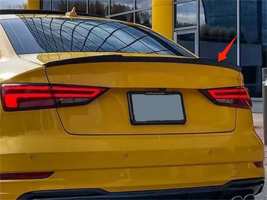 

ABS Неокрашенная задняя крышка для Audi A3 S3 седан 2014-2020 годов