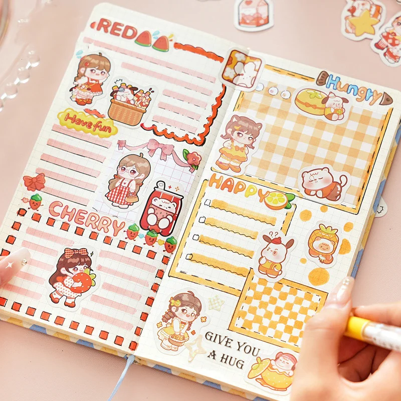 32 коробки/партия декоративные наклейки для альбома