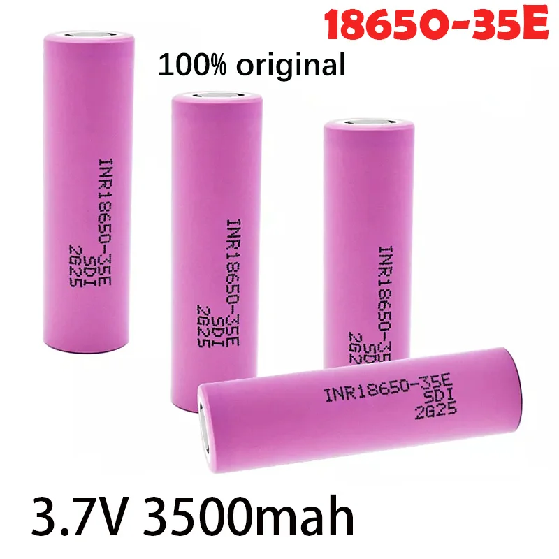 

NEW INR18650 35E 3.7v 3500mAh rechargeable lithium ion battery suitable for cameras, power tools, electric drill batteries