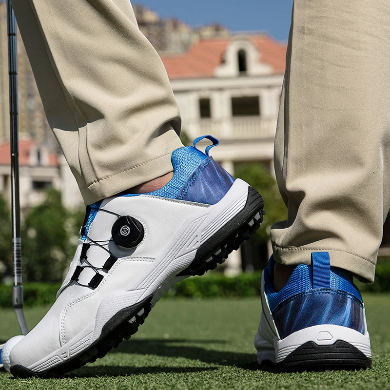 New High Quality Men's Professional Golf Shoes Outdoor Non-Slip Comfortable Spikes Men's Golf Sneakers Plus Size Ladies Golf