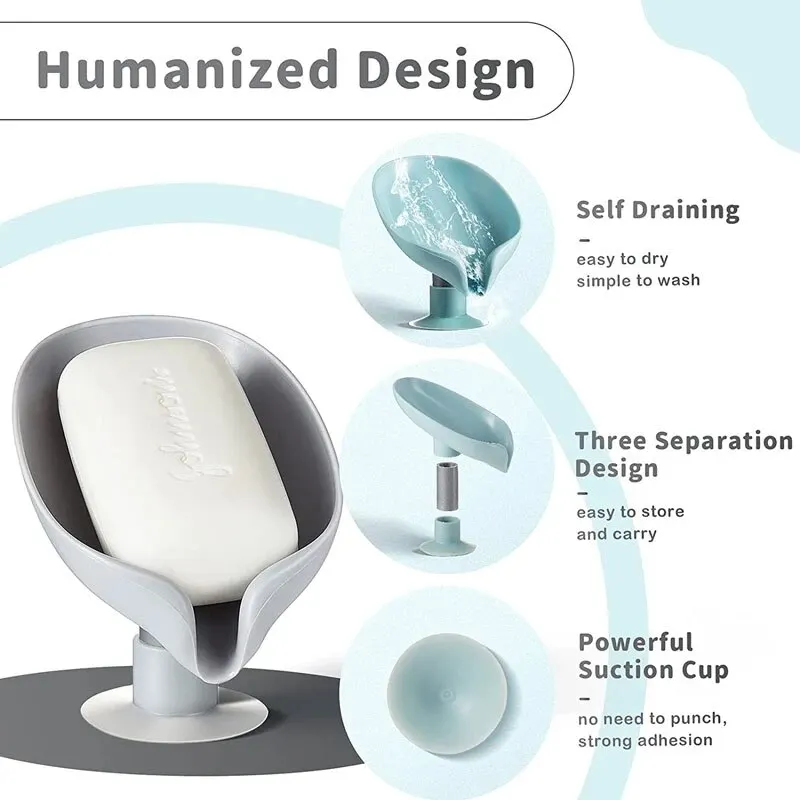 2 шт. держатель для мыла в форме листа