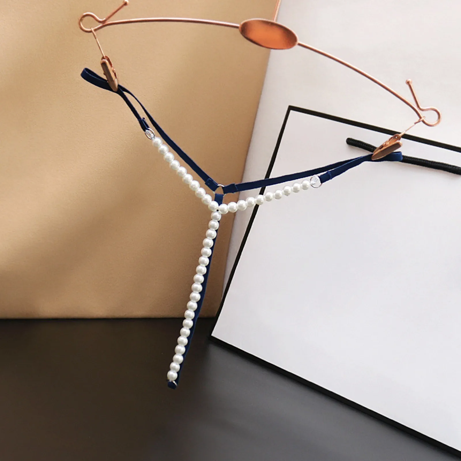 Свободное жемчужное массажное нижнее белье для женщин с заниженной талией