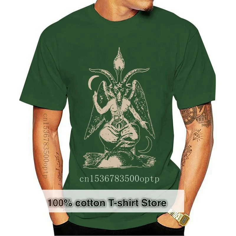 

BAPHOMET T Shirt Satanic Clothing Witchcraft Witch Horror satanism occult S - XL(1)