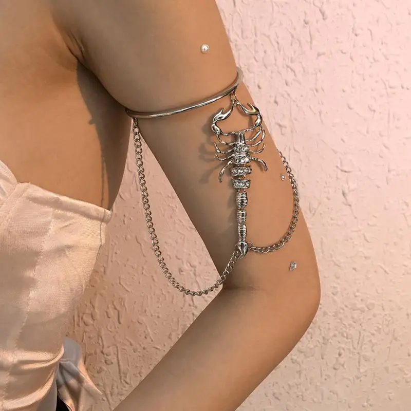 Браслет на руку скорпиона кольцо браслет ручная работа ювелирные изделия для