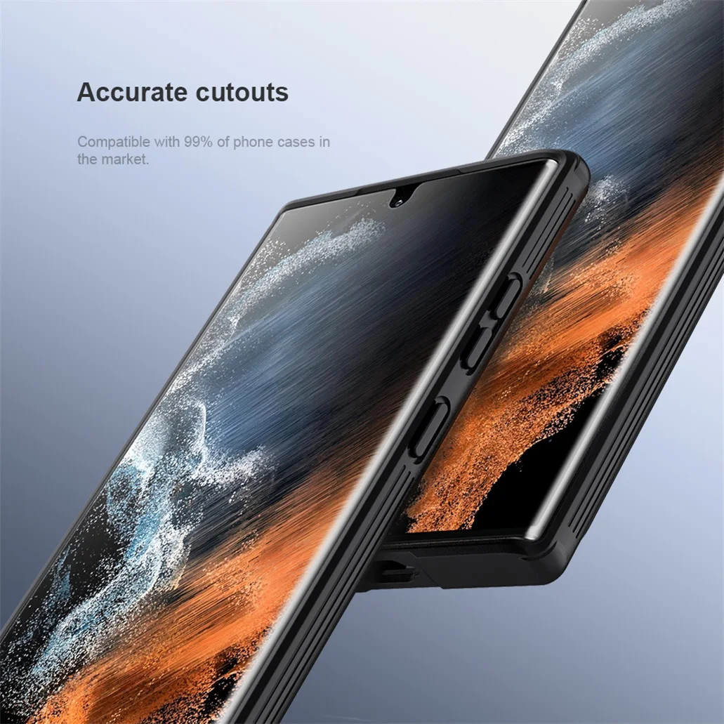 NILLKIN 2Pcs For Samsung Galaxy S23 Ultra Plus Soft Film For Curved Screens Impact Resistant Curved Film Screen Protector S23