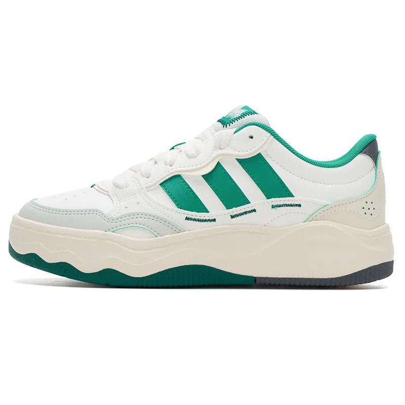Кроссовки Adidas KH9024 Classic Casual, бело-зеленые, легкие, с резиновой подошвой, для уличной ходьбы и скейтбординга (art.: 3920dbcef01c6) - 3920dbcef01c6
