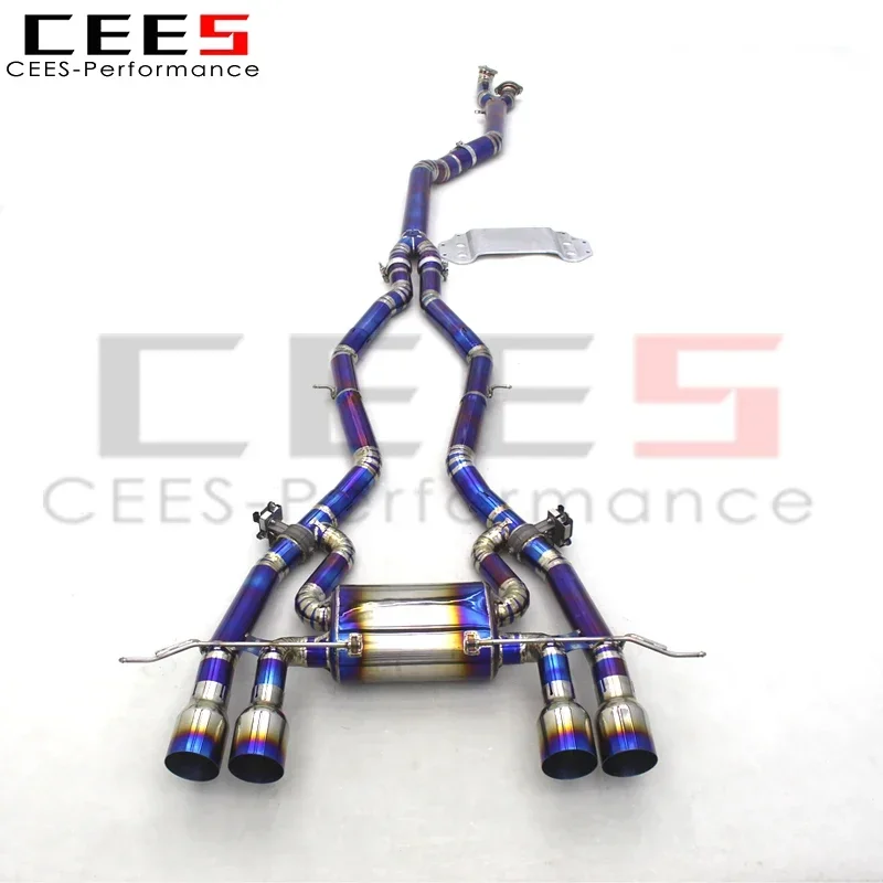 Фото  CEES Performance Титановая спортивная выхлопная система с клапаном для BMW M3/M4 G80/G82 3.0T 2019-2023 Escape Catback Exhaust №1