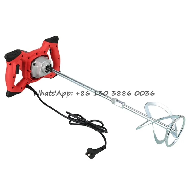 2100W Electric Concrete Mixer Portable Handheld Cement Mixer 6 Speeds Mixing Thinset Mortar Grout Plaster Paint Stirring
