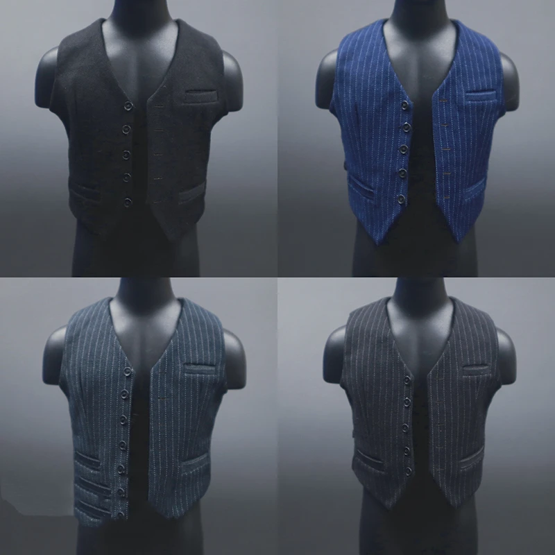 

1/6 Scale Male Soldier West Suit Vest Model Casual Vest Clothes Accessories for 12 Inch Action Figure Body Dolls Accessory