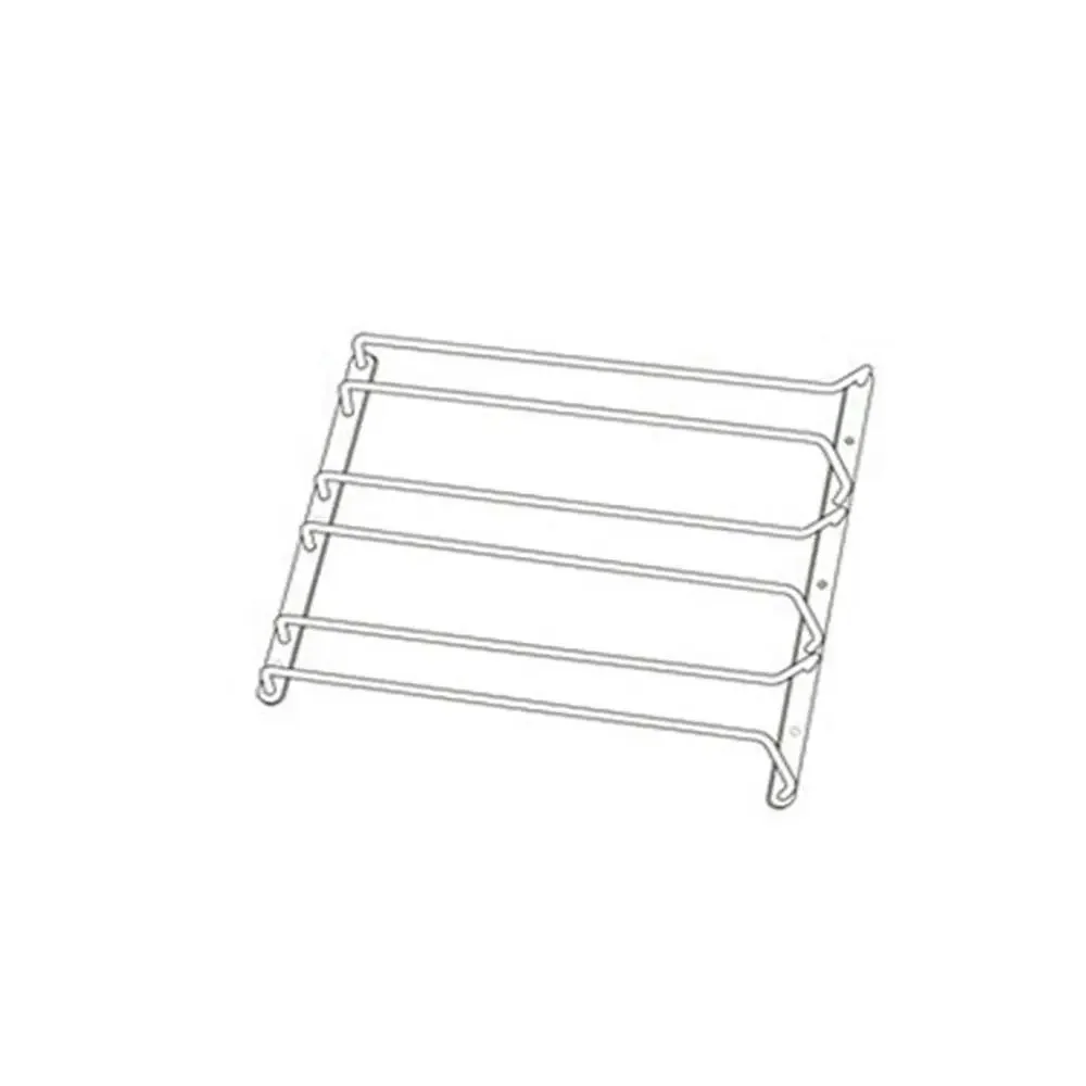 Серебряный металлический настенный держатель для бокалов