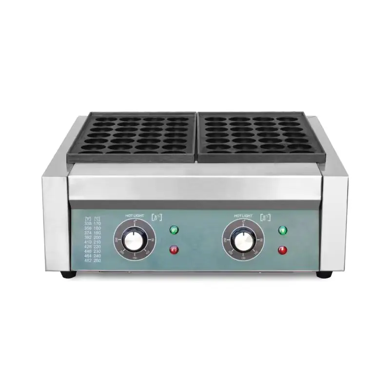 

Commercial Double/single Plates Non-stick Takoyaki Machine 2000W Octopus Balls Grill Pan Electric Fish Ball Furnace hot sales