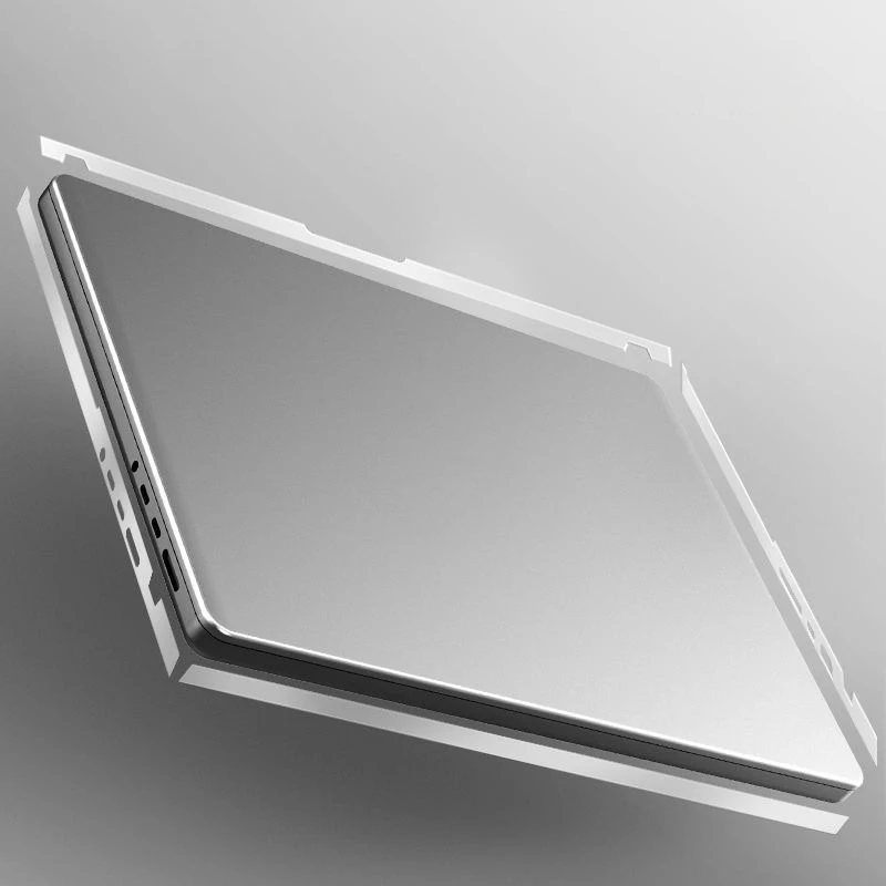 Боковой Чехол с портом Thunderbolt для зарядки Macbook Pro 14 2023 защитная пленка рамкой 3M