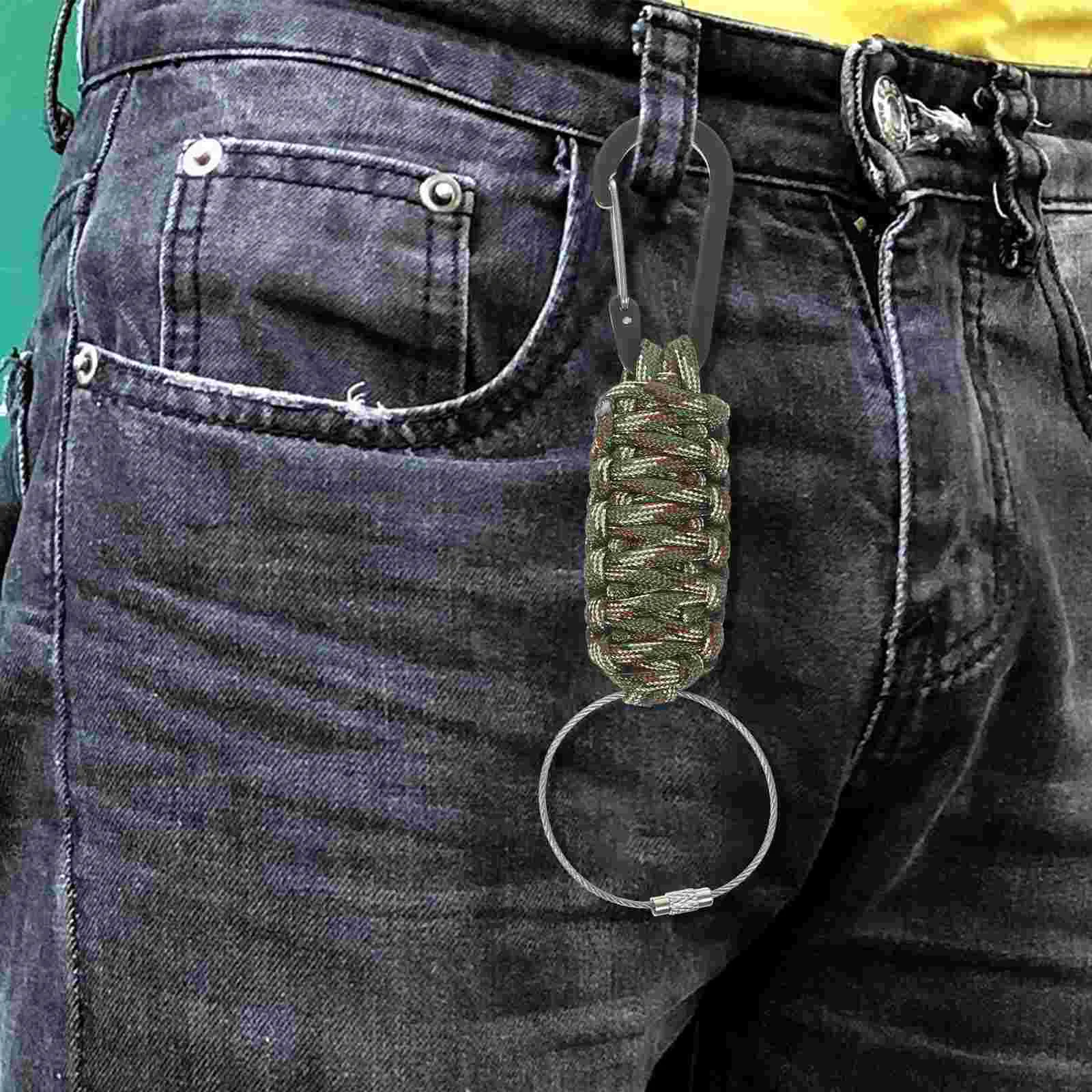

3pcs Keychains with Carabiner Keychains Key Pendants (Assorted Color)