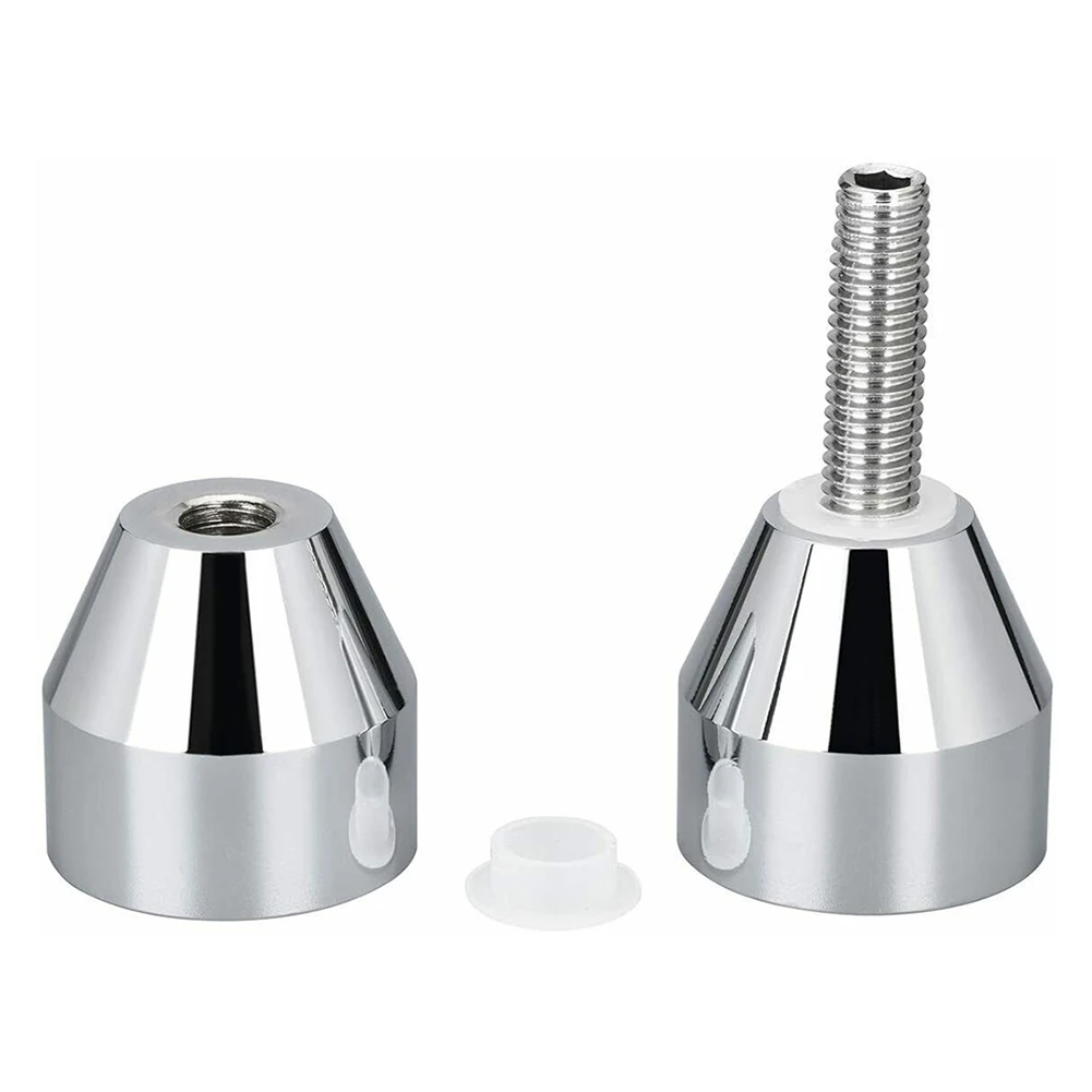 

Aluminum Alloy Back-to-Back Glass Door Knob Puller Push Bathroom Shower Handle Hardware Accessories For Cupboard And Cabinet