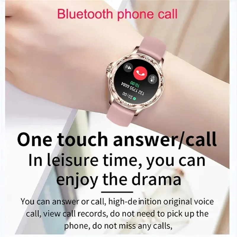 CF12 Smart Watch Women Fashion Wristwatch Bluetooth Call Health Monitoring Female Bracelet Fitness Sports Smartwatch