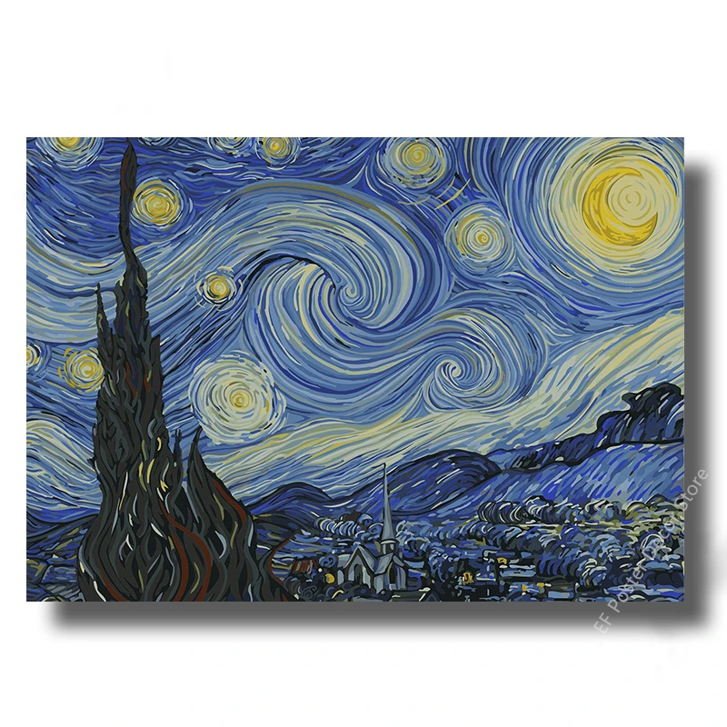 

Плакат Ван Гог Звездное небо