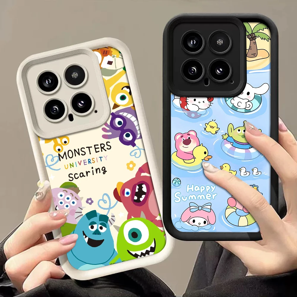 Фото Модный чехол для телефона 2025 года для Xiaomi Poco X6 X5 X4 X3 X2 Pro NFC GT, матовый бронированный мягкий силиконовый чехол AB-16 Little Monsters №2