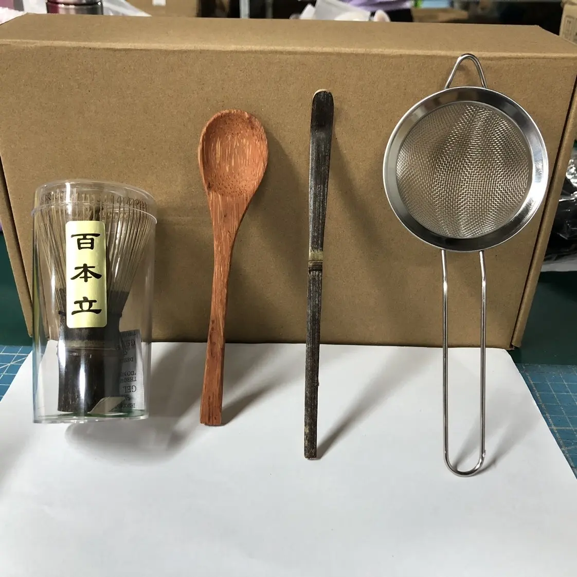 

Набор для матча из бамбука 4 шт.