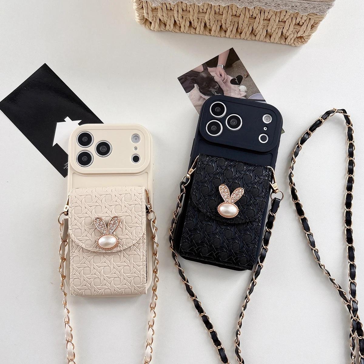 Фото Чехол-кошелек Rabbit Chain Multi Card Wallet для Honor 600 400 300 200 90 600 Lite 400 Smart 100 80 70 60 50 30 20 Pro 10 20i №1