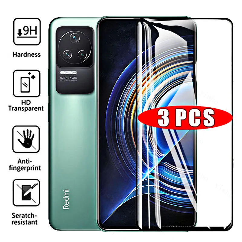 Закаленное стекло для Xiaomi Redmi K50 Pro защитное HD с полным покрытием чехол телефона