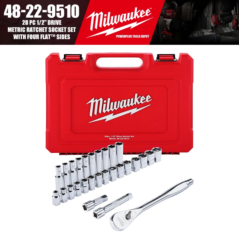 

Milwaukee 48-22-9510 набор гаечных ключей 28 шт