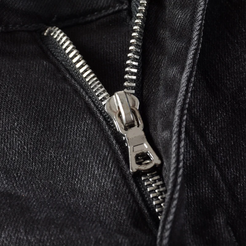 Street Fashion Men Jeans Retro Black Gray Stretch Slim Fit Paint Hole Ripped Jeans Men Patch Designer Hip Hop Brand Pants Hombre