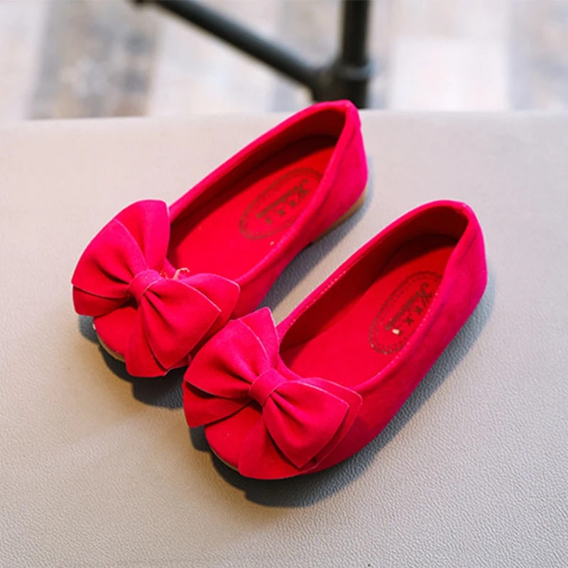 

Туфли детские без шнуровки, модная однотонная повседневная обувь принцессы для девочек, размеры 21-30