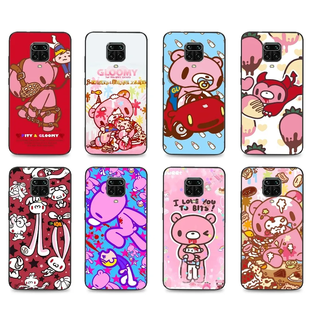 Cartoon G-gloomy B-Bear Phone Case For Xiaomi Mi 5X 8 9 10 11 12 Lite Pro 10T PocoX3pro PocoM3 Note