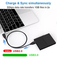 5gbps external hard drive disk cable for hard drive computer cable usb micro b cable type a to usb 3 0 micro b cable connector
