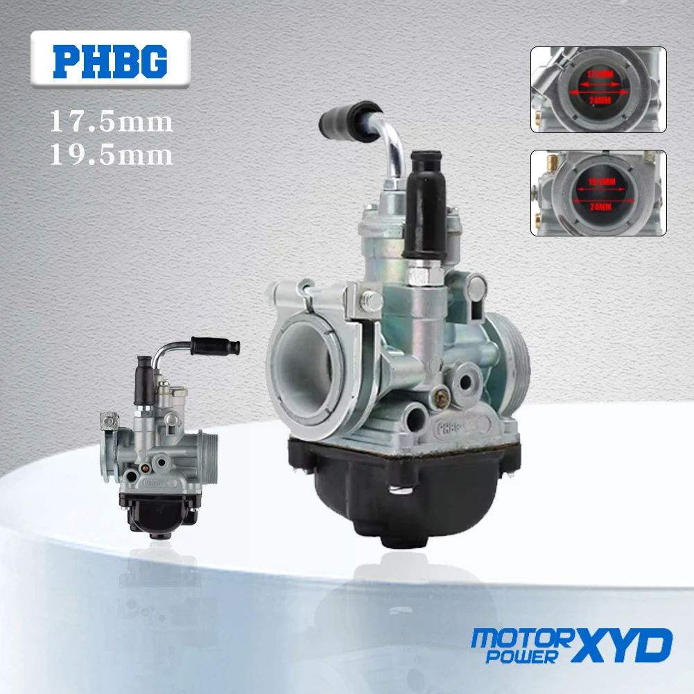 Мотоциклетный карбюратор PHBG 17 5 19 для двигателя 50-100 куб.см 2 4 тактный мм гоночный