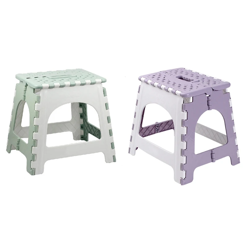 

Folding Step Stool Portable Chair Seat for Home Bathroom Kitchen Garden Camping Kids and Adults Use Chair Seat