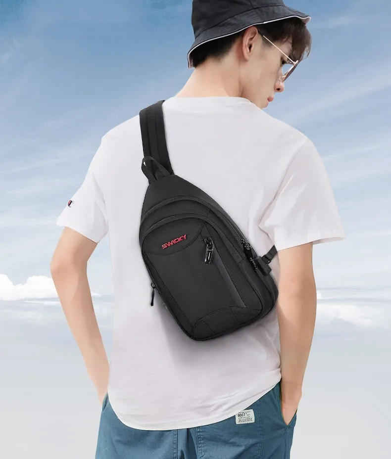 Нагрудная сумка для мужчин многофункциональная модная туристическая