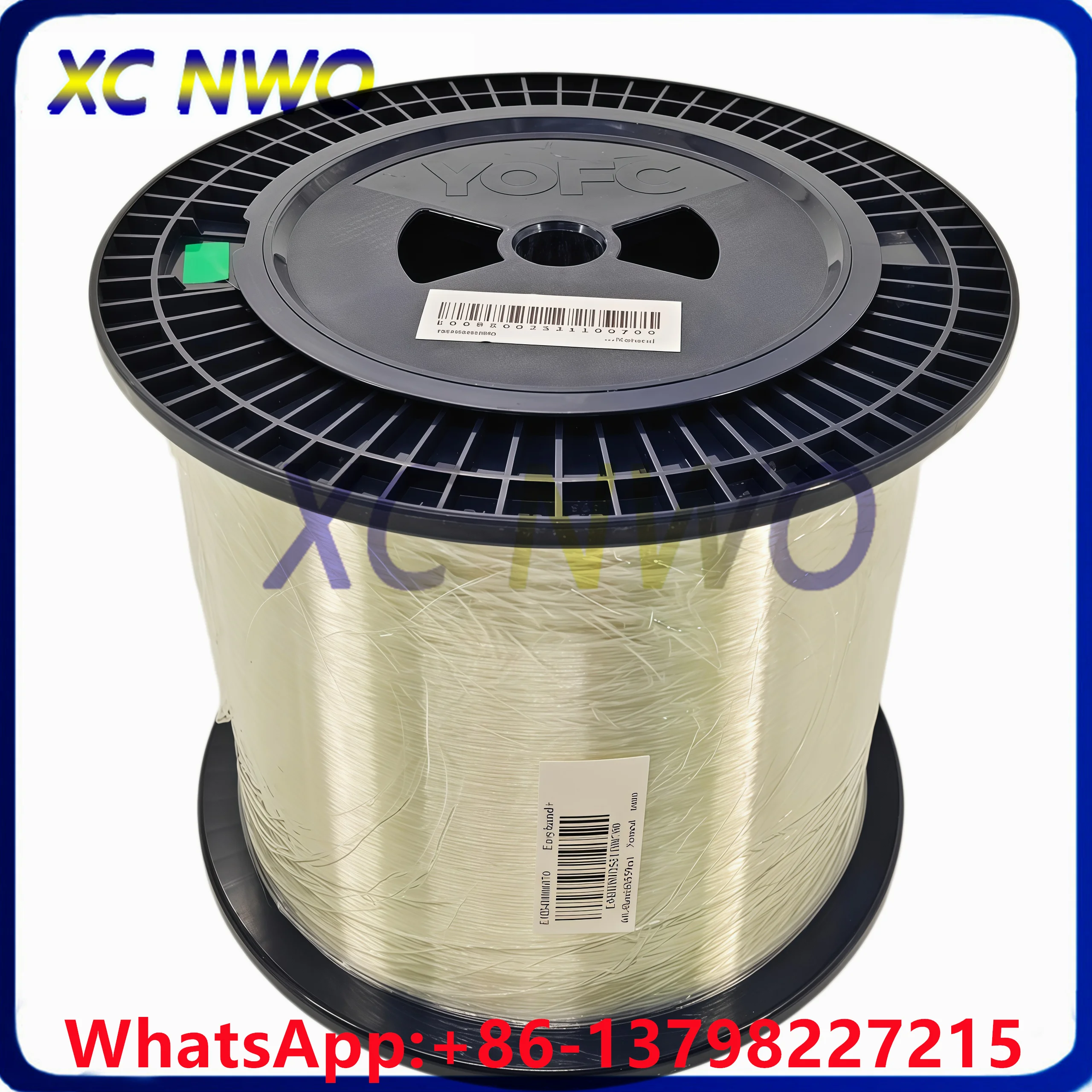 Фото Оптическое волокно SMF 9/125 G657A2, 60.4 км, одномодовое, неизолированное, 1310 нм, 1550 нм, YOFC OTDR, на катушке/рулоне №1