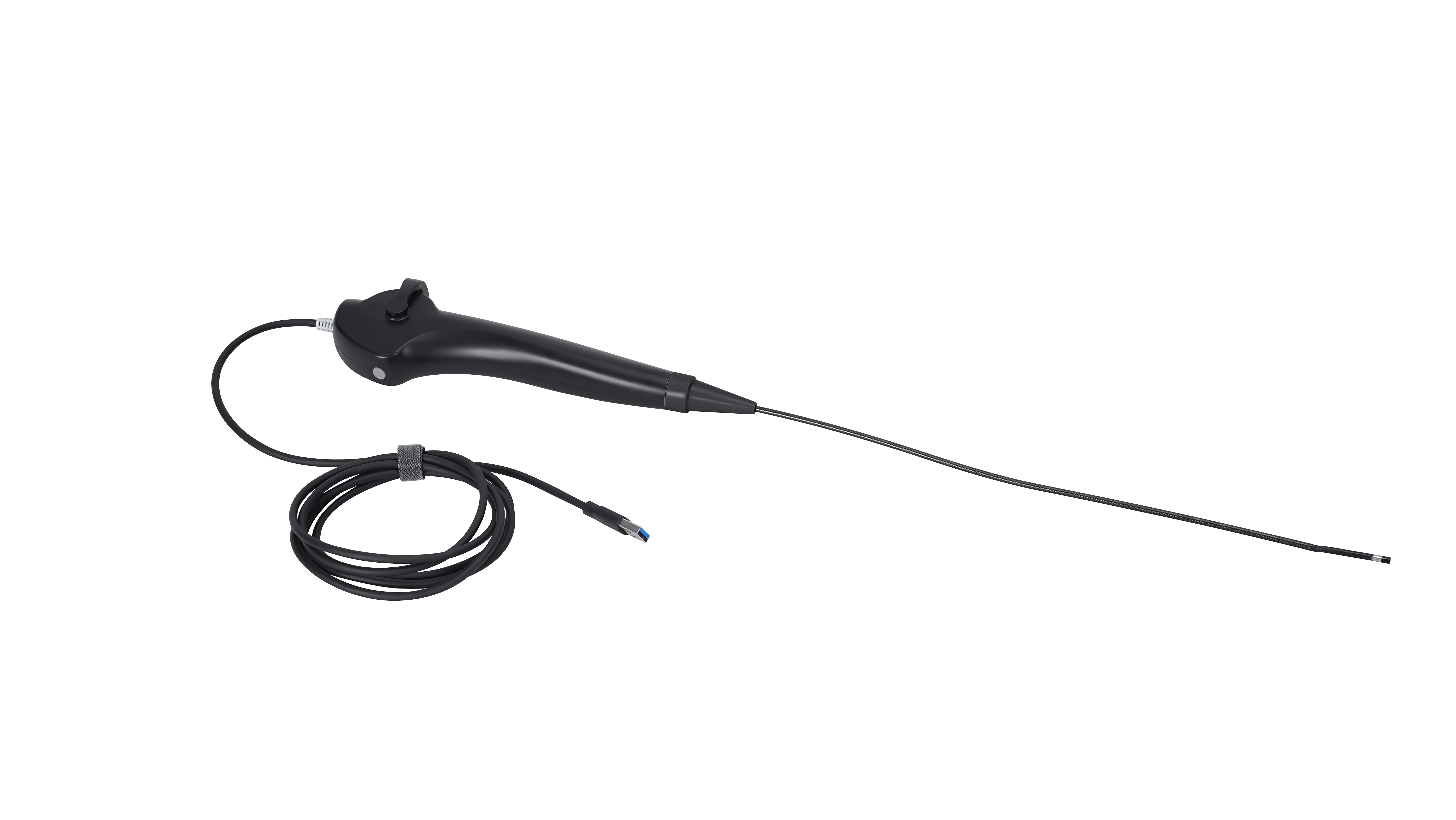 Фото Одноразовый USB-видеоскоп для ЛОР-исследований (назофарингоскопия) с гибким датчиком и LED-подсветкой, ручное питание №5