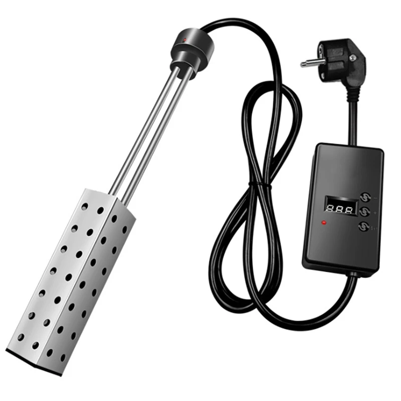 

Погружной водонагреватель 2500 Вт, электрический подогреватель ведра с таймером, автоматическое отключение, обогреватель горячей ванны для ...