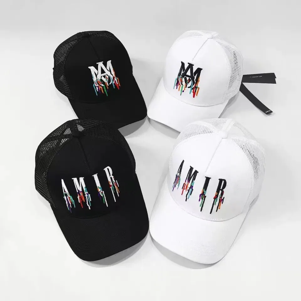 

2023 Summer New Ponytail Letter Embroidery Baseball Cap for Men Women Adjustable Sunhat Mesh Hip Hop Trucker Hat Trend 1:1 hat