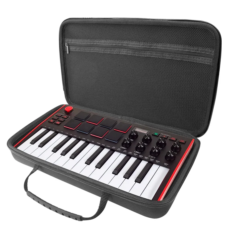 Фото Сумка для хранения AKAI MPK Mini MK3 Hercules DJControl Mix Ultra, портативный чехол для переноски, защита от пыли №1