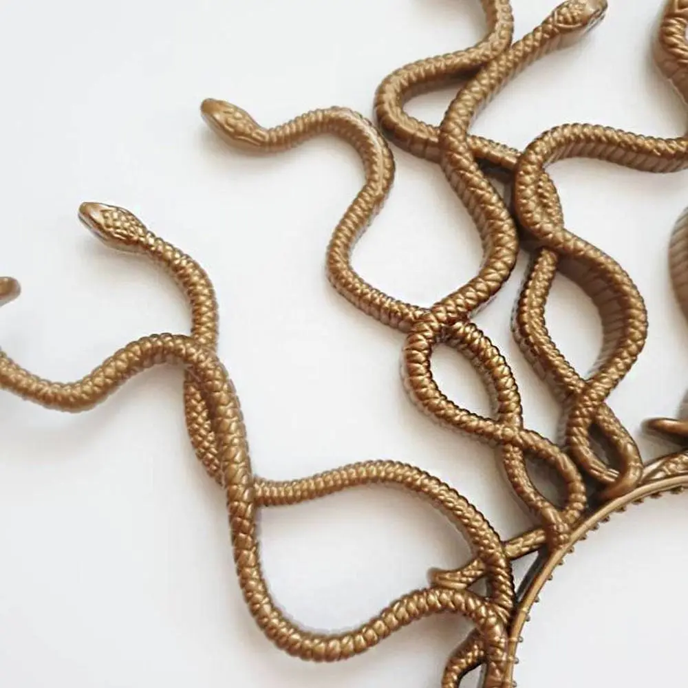 Черная змея головной убор на Хэллоуин повязка для волос реквизит сцены маскарада