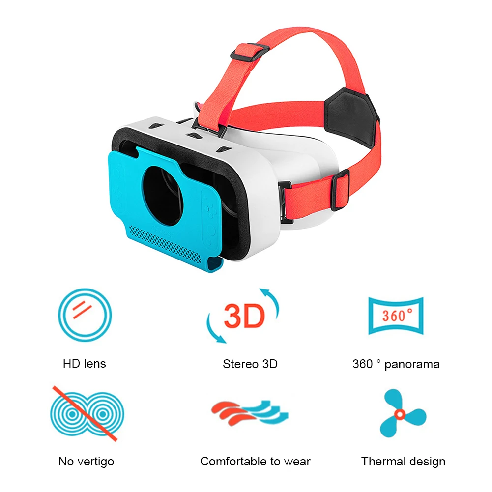 

For NS Switch OLED VR Glasses Virtual Reality Movies for Switch Game VR Headset Glasses for Switch OLED Games Accessories