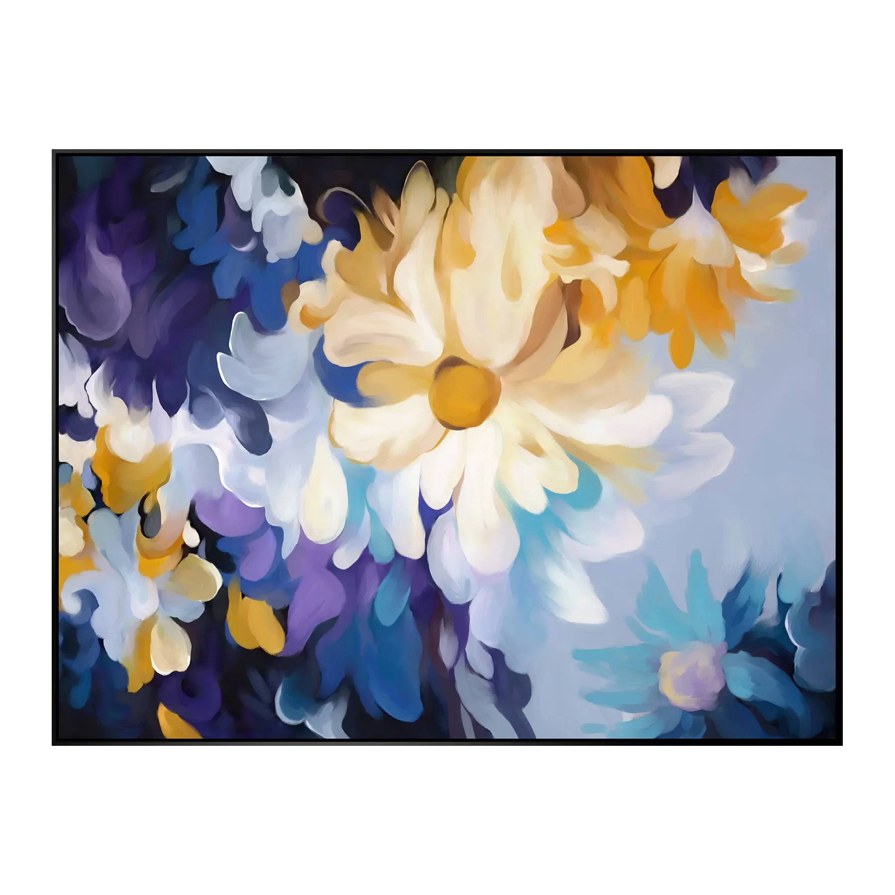 

2065561 Digital oil painting hand-colored digital painting hanging painting plant landscape beautiful decorative painting