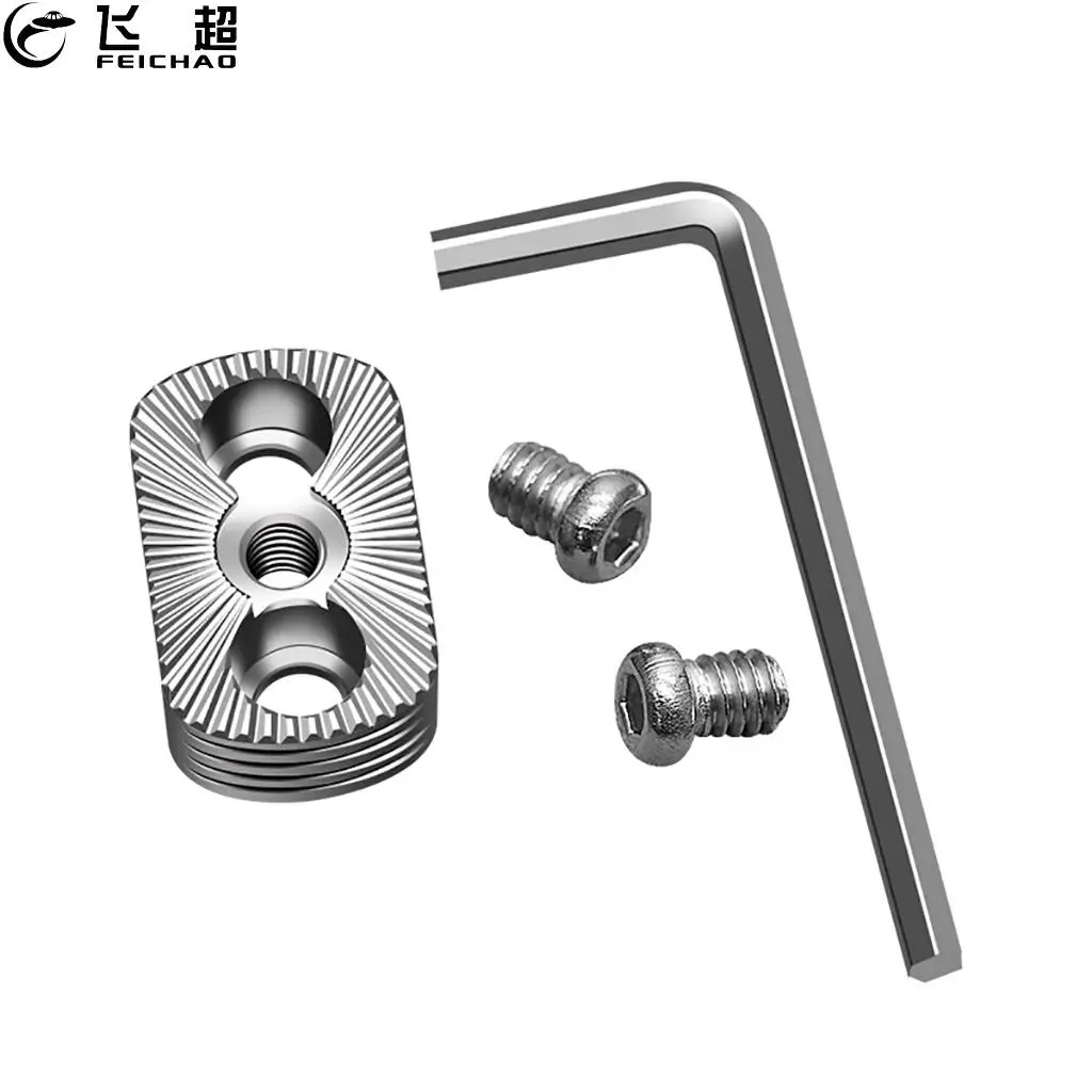 

Arri Rosette Extension Mount Aluminum Alloy Arri M6 Thread Hole Connector with 1/4 Screw for SLR DSLR Camera Cage Rig Handgrip