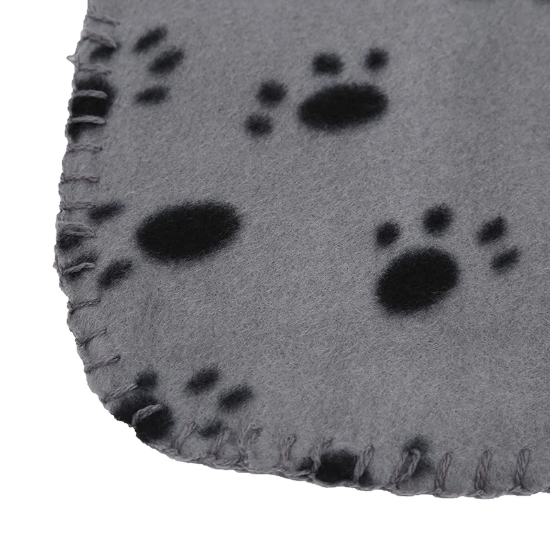 Акция! Одеяло для домашних животных Флисовое одеяло собак кошек 60x70 см (серый) |