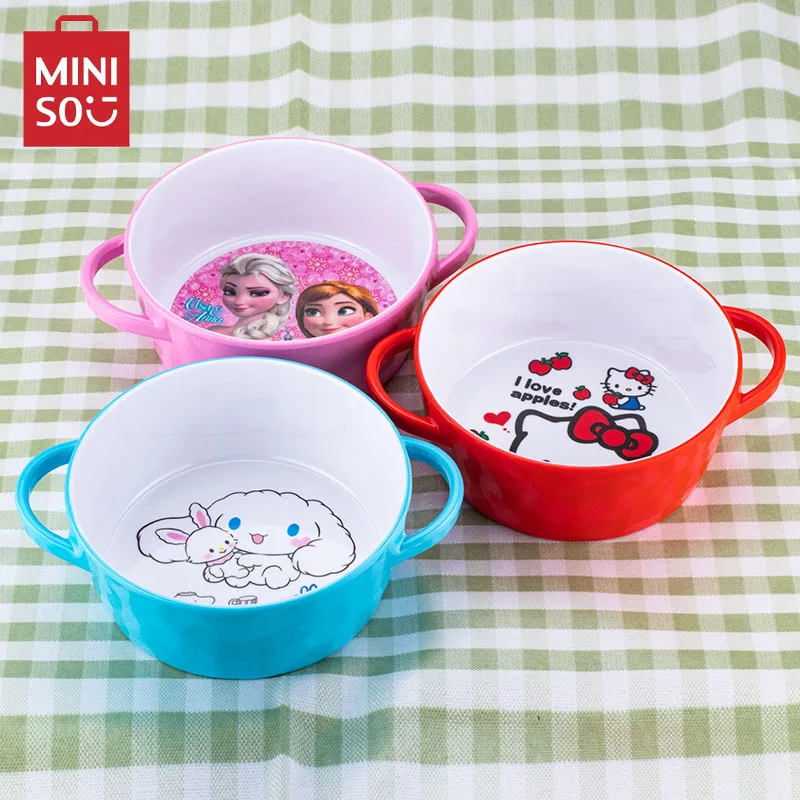 Sanrio аниме Hello Kitty миска посуда Kawaii Мультфильм Kuromi Melody экшн-фигурка детская для