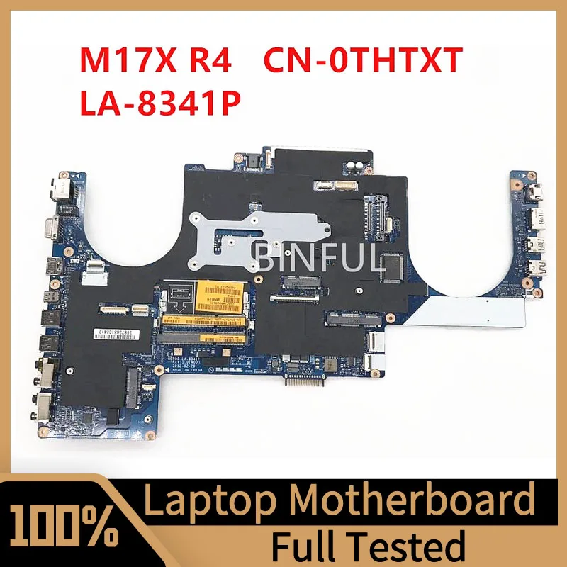 Оригинальная материнская плата THTXT для ноутбука DELL Alienware M17X R4, материнская плата QBR00 CN-0THTXT SLJBC HM77 100%, полностью протестирована