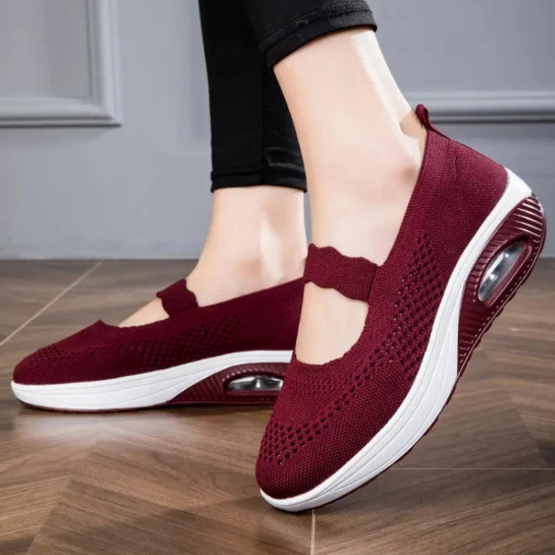 

Кроссовки женские на плоской подошве, дышащие, Вулканизированная подошва