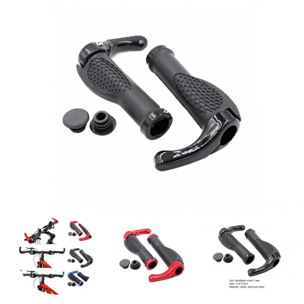 

Multicolor 1Pair Useful Bicycle Handle Bar Grips Cover Reusable Handlebar Protective Cushion Anti-skidding for Refit